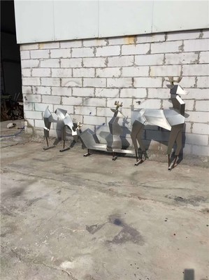 抽象不銹鋼雕塑-城市廣場房地產(chǎn)雕塑-不銹鋼雕塑